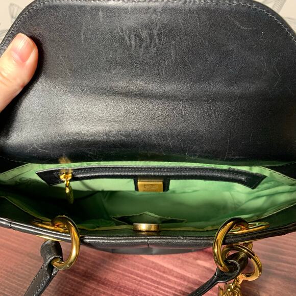 Vintage Womens MCM Quilted Purse Small Gold Hardware EUC! - Picture 9 of 9